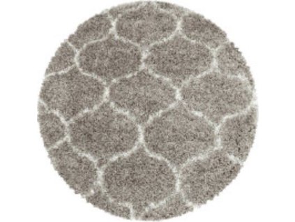 Kusový koberec Salsa Shaggy 3201 beige kruh (Rozměry koberců 80x80 (průměr) kruh)