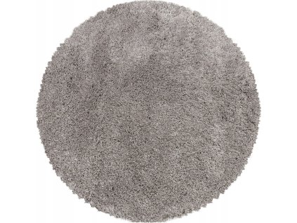 Kusový koberec Fluffy Shaggy 3500 beige kruh (Rozměry koberců 80x80 (průměr) kruh)
