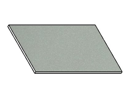 Kuchyňská pracovní deska 60 cm šedý popel (asfalt)