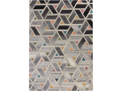 Kusový koberec Moda River Grey/Multi (Rozměry koberců 120x170)