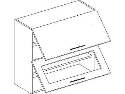 W80SP horní skříňka výklopná GOBI