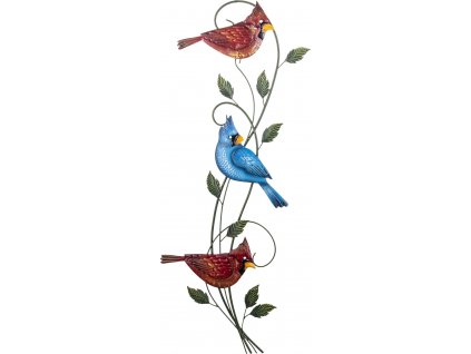 Nástěnná dekorace barevní ptáčci 135022