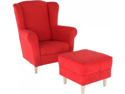 kreslo cervena astrid 01