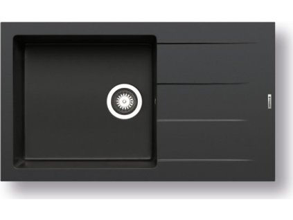 Pyragranitový dřez  ATHLOS 1B 1D PLUS (86x50) carbon