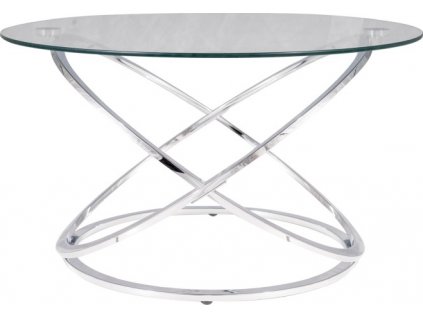 Konferenční stolek EOS B chróm/sklo