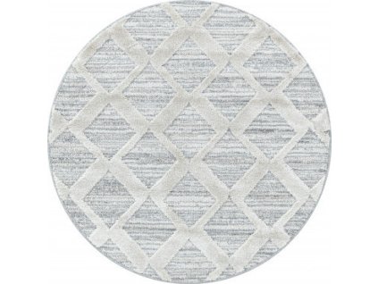 Kusový koberec Pisa 4703 Grey kruh (Rozměry koberců 80x80 (průměr) kruh)