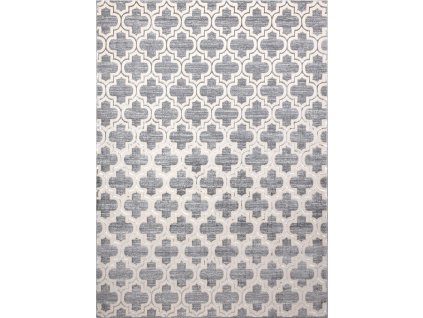 Kusový koberec Core W6764 Trellis grey/cream (Rozměry koberců 80x150)