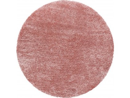 Kusový koberec Brilliant Shaggy 4200 Rose kruh (Rozměry koberců 80x80 (průměr) kruh)