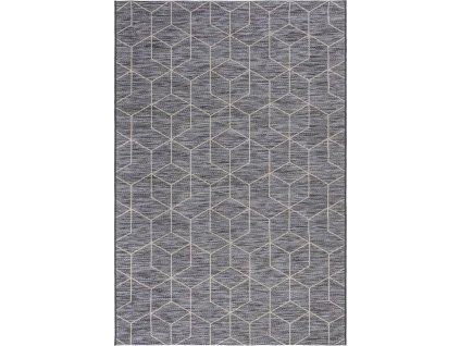 Kusový koberec Lipari Napoli Black – na ven i na doma (Rozměry koberců 60x230)