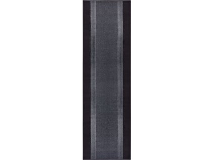 Běhoun Basic 105486 Black (Rozměry koberců 80x200)