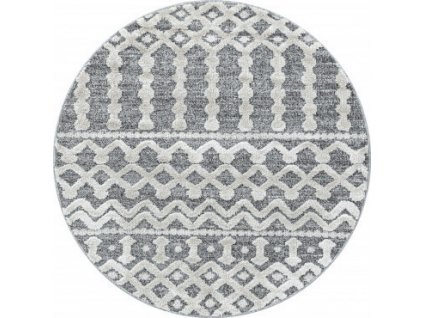 Kusový koberec Pisa 4710 Grey kruh