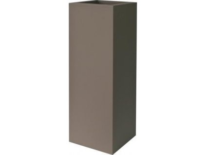 Kvetináč KUBE TOWER 30x30x90 - Taupe G9