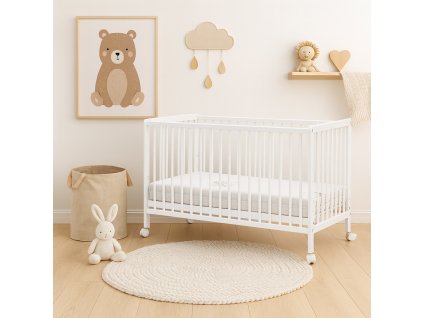 9136 postylka se stahovacim bokem scarlett perta buk bila 140 x 70 cm