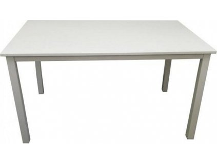 Jídelní stůl, bílá, 110x70 cm, ASTRO