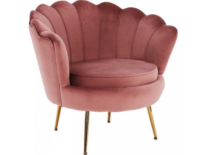 noblin kreslo ruzova hlavna