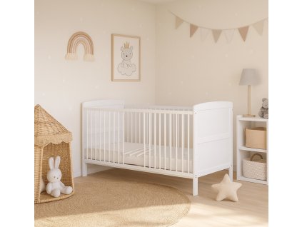 280 1 detska postylka 2v1 scarlett kacper borovice bila 140 x 70 cm
