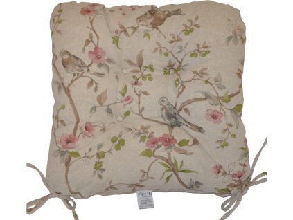 Sedák UNI barva motiv ptáci