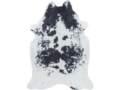 Kusový koberec Etosha 4114 black (tvar kožešiny) (Rozměry koberců 100x135 tvar kožešiny)