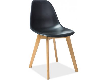 Jídelní židle RISO černá/buk