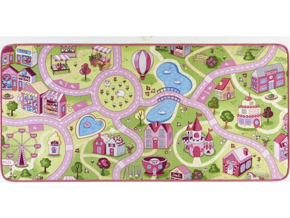 Dětský kusový koberec Play 102378 (Rozměry koberců 90x200)