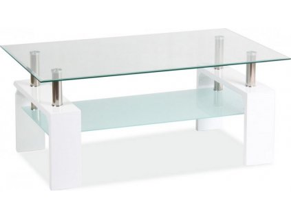 Konferenční stolek LISA BASIC II - bílý
