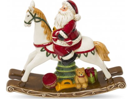Santa Claus na houpacím koníkovi 116161
