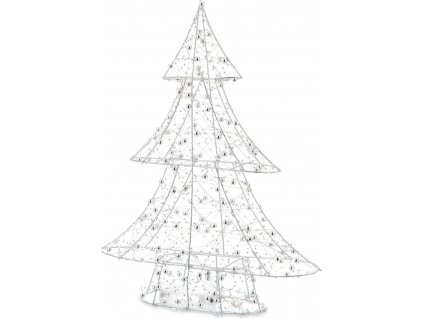 Dekorace vánoční stromek s LED osvětlením 146997