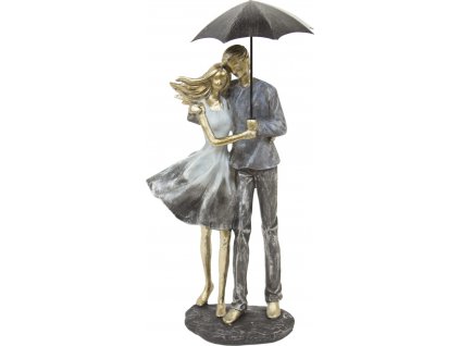 Zamilovaný pár pod deštníkem 108674