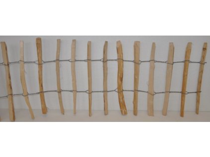 Plůtek dřevěný výška 50 cm, délka 5 metrů