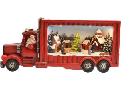 Svítící a hrací vánoční kamion 1089