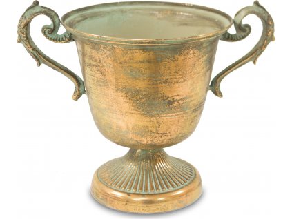 Kovová váza s měděným povrchem 115952