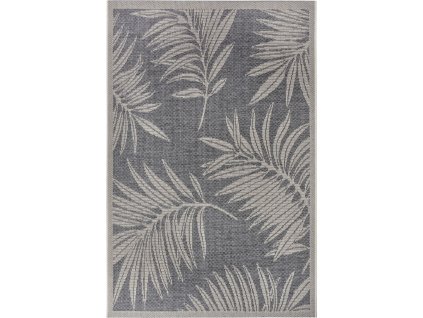 Kusový koberec Clyde 105907 Paru Grey Cream – na ven i na doma (Rozměry koberců 63x120)