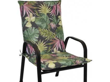 Polstr na křeslo z tahokovu UNI - látka UNIKO monstera