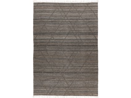 Ručně tkaný kusový koberec My Dakar 365 anthracite – na ven i na doma (Rozměry koberců 80x150)