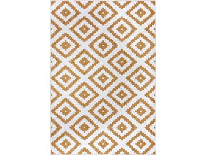 Kusový koberec Twin-Wendeteppiche 105794 Ochre – na ven i na doma (Rozměry koberců 80x250)