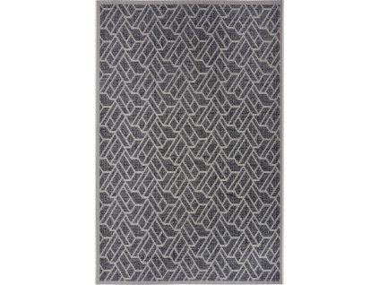 Kusový koberec Clyde 105912 Eru Grey Beige – na ven i na doma (Rozměry koberců 63x120)