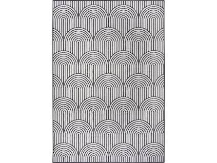 Kusový koberec Pangli 105852 Black – na ven i na doma (Rozměry koberců 80x150)