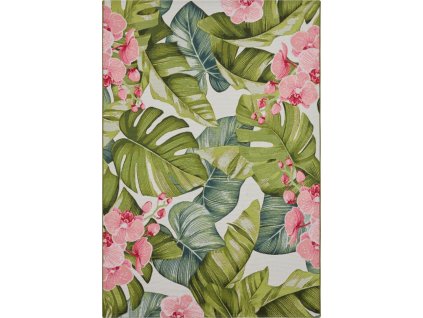 Kusový koberec Flair 105615 Tropical Multicolored – na ven i na doma (Rozměry koberců 120x180)