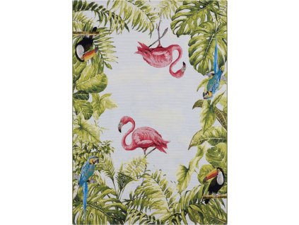 Kusový koberec Flair 105616 Tropical Birds Multicolored – na ven i na doma (Rozměry koberců 120x180)