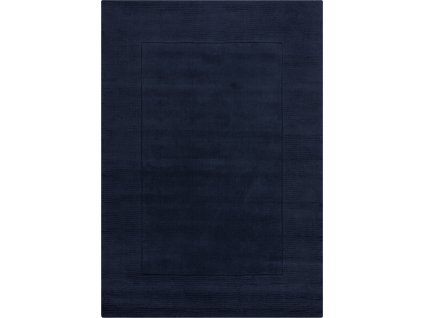 Kusový ručně tkaný koberec Tuscany Textured Wool Border Blue (Rozměry koberců 120x170)