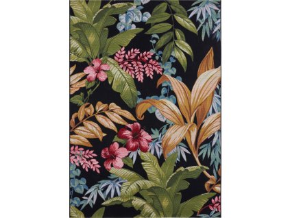 Kusový koberec Flair 105620 Tropical Flowers Multicolored – na ven i na doma (Rozměry koberců 80x165)