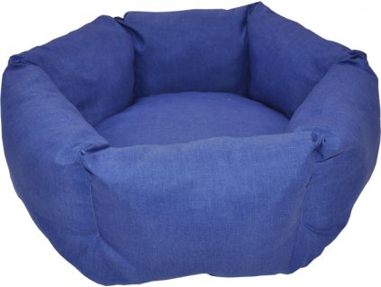 Pelíšek AXIN šestihran - modrý melír