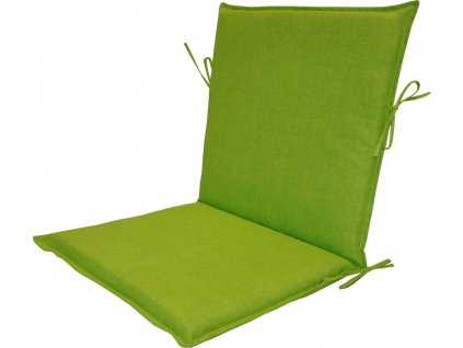 Polstr na zahradní křeslo UNI s nízkým opěradlem - látka světle zelený melír