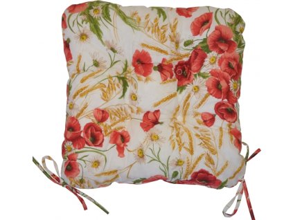 Sedák UNI motiv vlčí máky