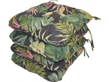Sedák UNI motiv Monstera - set 4 kusy