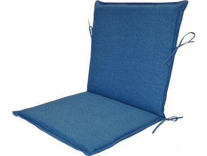 Polstr na zahradní křeslo UNI s nízkým opěradlem - látka tyrkysový melír