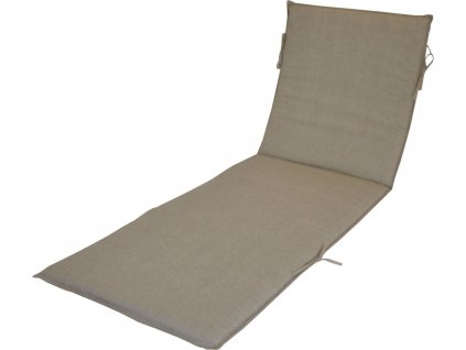 Polstr na lehátko UNI barva tmavě béžový melír
