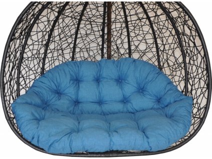 Polstr na závěsnou houpačku Double - látka tyrkysový melír