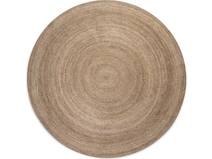Kusový koberec Jute Braided 106006 Grey Brown kruh (Rozměry koberců 100x100 (průměr) kruh)