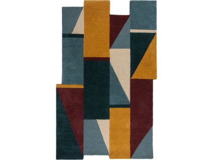 Ručně všívaný kusový koberec Abstract Shuffle Shaped Multi (Rozměry koberců 120x180)